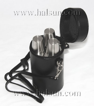 triple flask & cup gift set